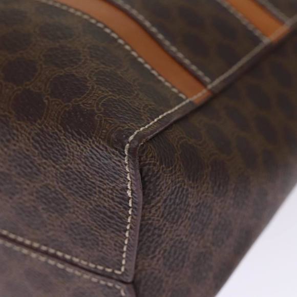 CELINE Macadam Canvas Hand Bag PVC Brown Auth 75226 - Picture 15 of 16